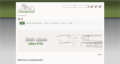 Desktop Screenshot of loewenmesser.de